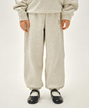 KIDS DOODLE CLASSIC LOGO JOGGER SET-UP IN OATMEAL image 4