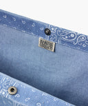 BANDANA ONE SHOULDER ECO BAG IN BLUE image 4