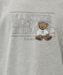 DOODLE CLASSIC LOGO LONG SLEEVE TEE IN HEATHER GREY image 3