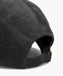 CORDUROY CLASSIC LOGO CAP IN CHARCOAL GREY image 4