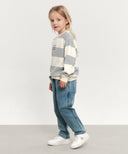 KIDS X-POCKET TAPERED DENIM PANTS IN BLUE image 4