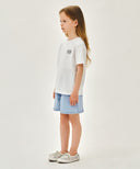KIDS W DENIM SHORTS IN LIGHT BLUE image 4