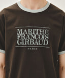 AEROCOOL CRACK CLASSIC LOGO RINGER TEE IN BROWN image 4