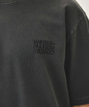 DRAWING LOGO DYEING TEE IN CHARCOAL GREY image 4