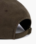 CLASSIC LOGO COLOR BLOCK WOOL CAP IN BROWN image 4