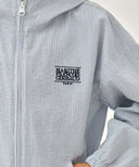 KIDS CLASSIC LOGO SEERSUCKER JACKET IN STRIPE image 4