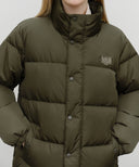 CLASSIC LOGO DOWN JACKET IN KHAKI image 8