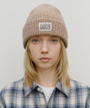CLASSIC LOGO NEP BEANIE IN LIGHT BROWN image 4