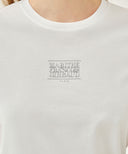 W SMALL CLASSIC LOGO TEE IN WHITE image 4