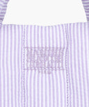CLASSIC LOGO SEERSUCKER PADDING BAG IN PURPLE image 4