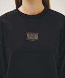 DRAWING CLASSIC LOGO SWEATSHIRT IN BLACK image 4