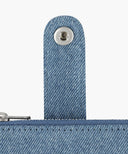 REGULAR LOGO PEANUT KEYRING WALLET IN BLUE image 4