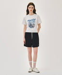 AEROCOOL VACANCE GRAPHIC TEE IN WHITE image 8