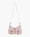 REGULAR LOGO 2WAY HOBO BAG IN PINK image 8