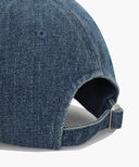 DENIM WASHING CLASSIC LOGO COVERED CAP IN BLUE image 4