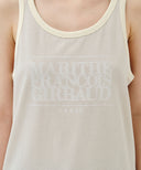 SHADOW CLASSIC LOGO SLEEVELESS IN IVORY image 4