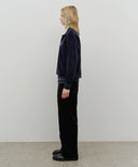 W SEMI-WIDE CORDUROY PANTS IN BLACK image 6
