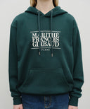 CLASSIC LOGO HOODIE IN GREEN image 4