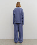 GARMENT DYED SWEAT PANTS IN NAVY image 6