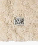 CLASSIC LOGO FUR MUFFLER IN LIGHT BEIGE image 10
