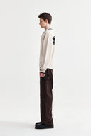 DISTRESSED DOUBLE KNEE WORK PANTS FOR MEN IN BROWN image 18