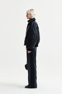 FAUX LEATHER DOWN JUMPER FOR WOMEN IN BLACK image 5