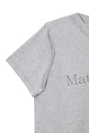 DIAGONAL LOGO REVERSIBLE CROP TOP IN GRAY image 6