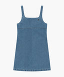 W DENIM SLEEVELESS DRESS IN LIGHT BLUE image 5
