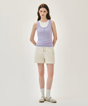 W LAYERED SLEEVELESS IN LAVENDER image 5