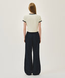 W SUMMER WIDE FIT DENIM PANTS IN INDIGO image 5