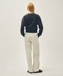 CLASSIC LOGO SWEAT PANTS IN OATMEAL image 11