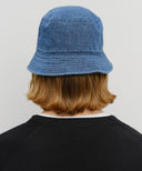 CLASSIC LOGO BUCKET HAT IN BLUE image 5