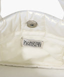 CLASSIC LOGO MATT METALLIC PADDING BAG IN IVORY image 5