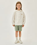 KIDS CLASSIC LOGO SEERSUCKER JACKET IN CREAM image 5