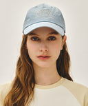 DRAWING CLASSIC LOGO NYLON CAP IN SKY BLUE image 5