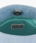 REGULAR LOGO MINI BAG IN BLUE image 5