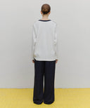 MARITHÉ SPORT NYLON TRACK PANTS IN NAVY image 5