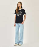 VINTAGE LOGO RINGER TEE IN NAVY image 5