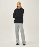 CLASSIC LOGO EMBROIDERY HOODIE IN BLACK BLACK image 5