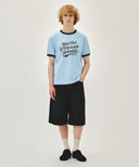 VINTAGE LOGO RINGER TEE IN SKY BLUE image 5