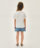 KIDS W DENIM SHORTS IN BLUE image 5