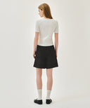 W EASY LINEN SHORTS IN CHARCOAL GREY image 5