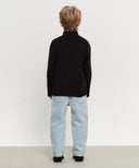 KIDS X-POCKET TAPERED DENIM PANTS IN LIGHT BLUE image 5