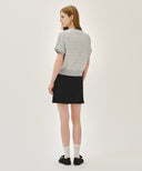 W VINTAGE CLASSIC LOGO SWEAT SHORTS IN BLACK image 5