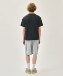 CLASSIC LOGO CARGO SWEAT SHORTS IN HEATHER GREY image 5