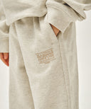 KIDS DOODLE CLASSIC LOGO JOGGER SET-UP IN OATMEAL image 5