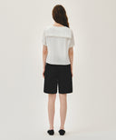 W BERMUDA HALF PANTS IN BLACK image 5