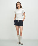 W BASIC TEE IN WHITE image 5