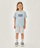 KIDS CLASSIC LOGO TEE IN LIGHT BLUE image 5