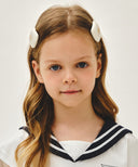 KIDS W TRIANGLE HAIR PIN 2PACK IN IVORY image 5